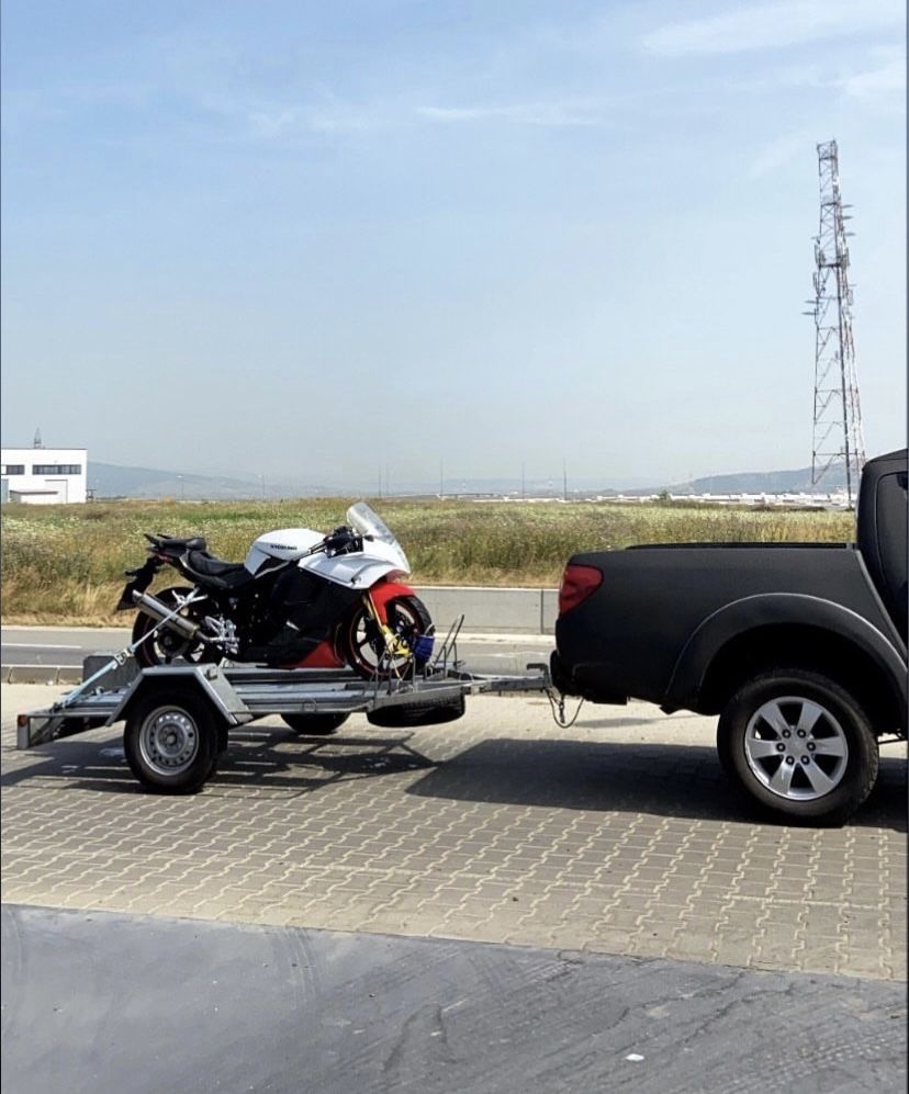 De inchiriat Platforma Moto / Atv si Remorca cu prelata CATEGORIA B