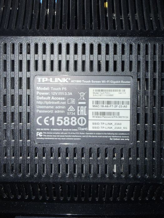 TP-Link Touch P5 2.4 - 5Ghz