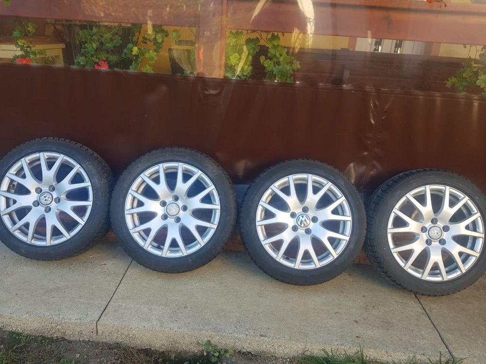 Anvelope de iarna noi + jante de aluminiu Audi 205/50 R17