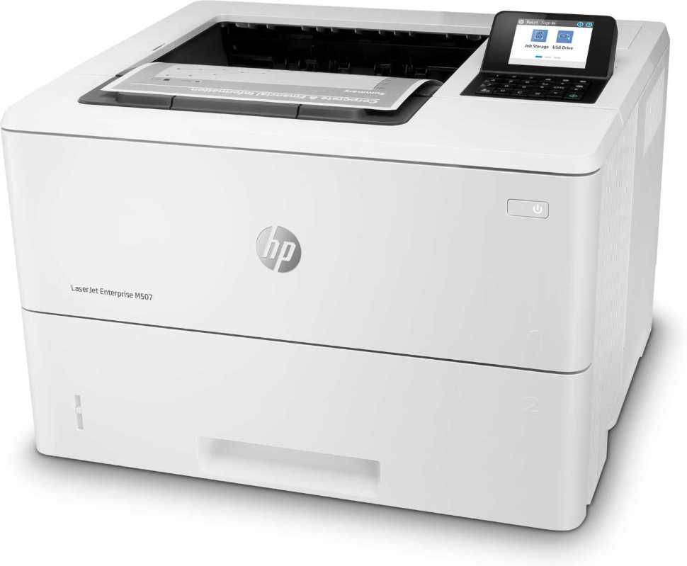 Принтер HP LaserJet Enterprise M507dn 1PV87A дуплекс, Ethernet