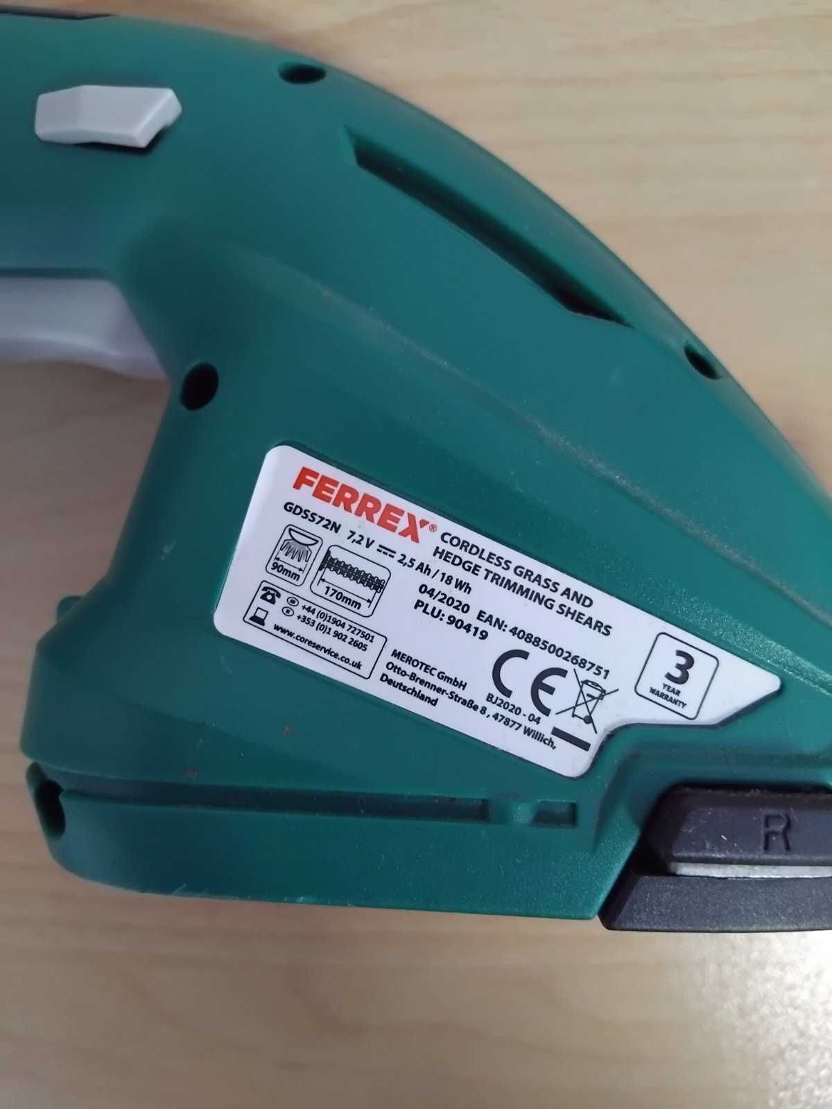 Акумулаторен храсторез Ferrex GDSS72N + батерия и зарядно