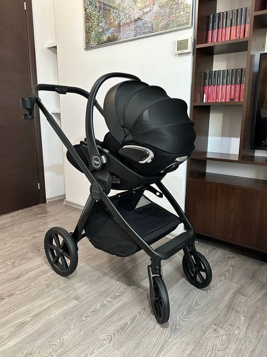 Cărucior bebi ca nou 3 în 1 calitate TOP !!! Scaun auto set