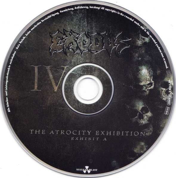 CD Exodus - The Atrocity Exhibition (Exhibit A) 2007
