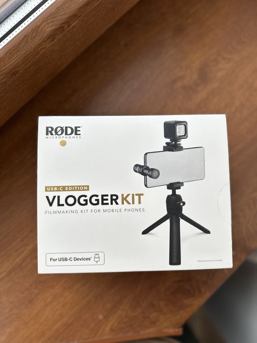 Rode Vlogger Kit / kit de vlogging cu microfon Rode VLOGVMML USB-C