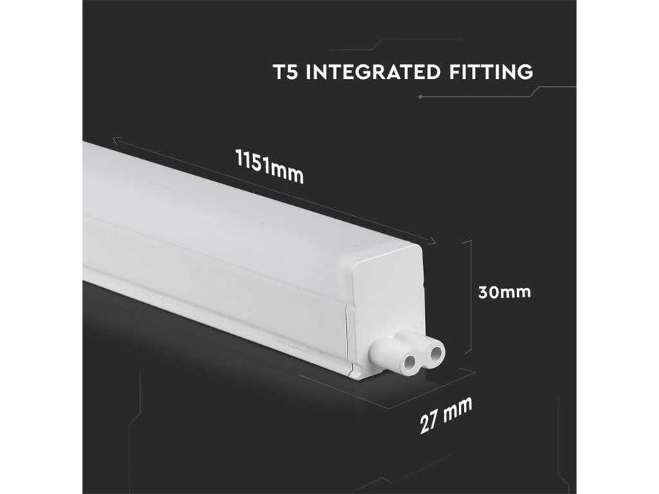 Corp de iluminat cu LED-uri de 16W, cip SAMSUNG, 120cm, 4000K