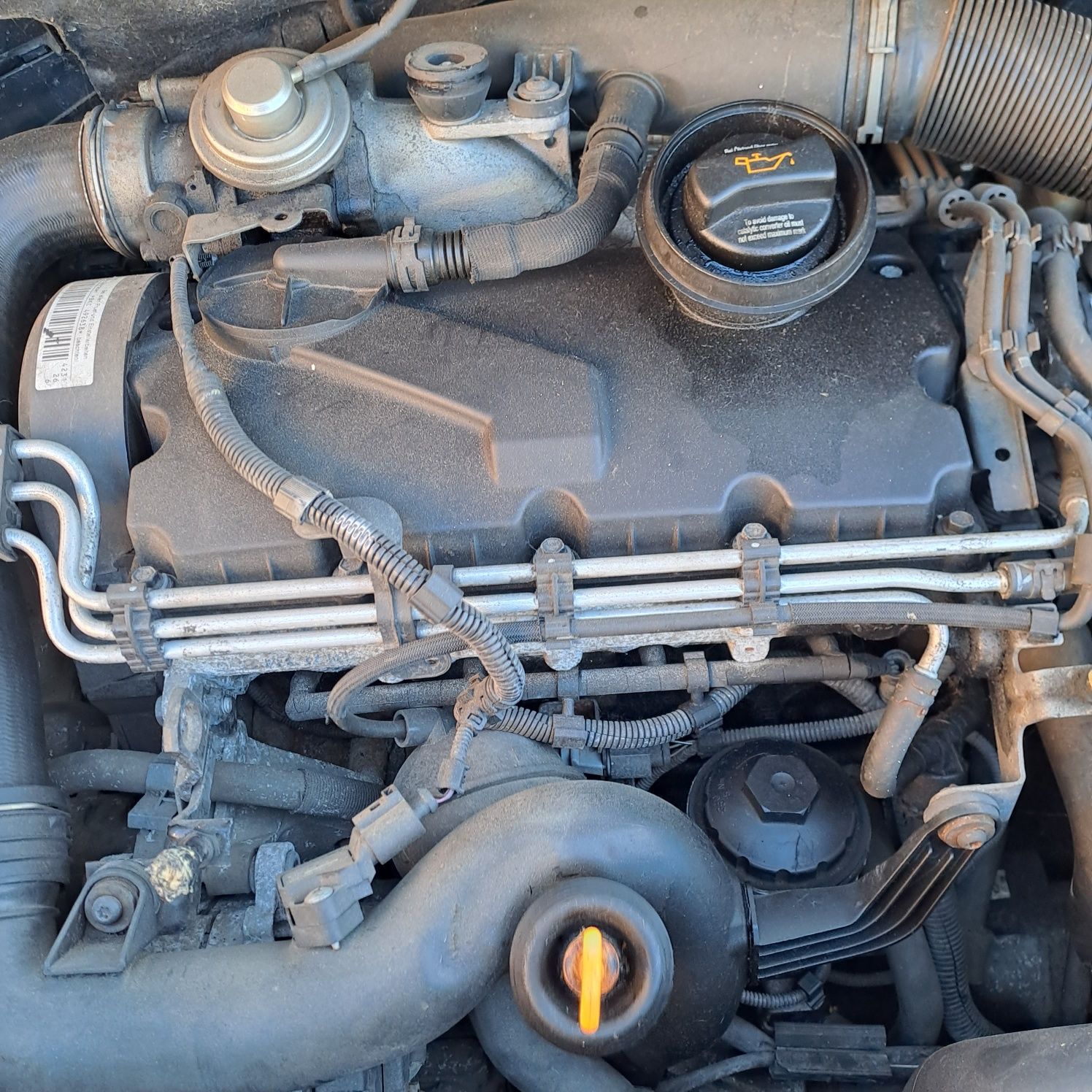 Vând motor vw Golf 5 1.9 bkc bxe bjb motorul se da cu proba  km 170000
