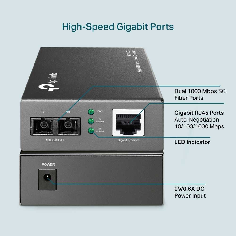TP-Link MC110CS/ MC111CS/ MC112CS/ MC210CS/MC220L  Медиа конвертер