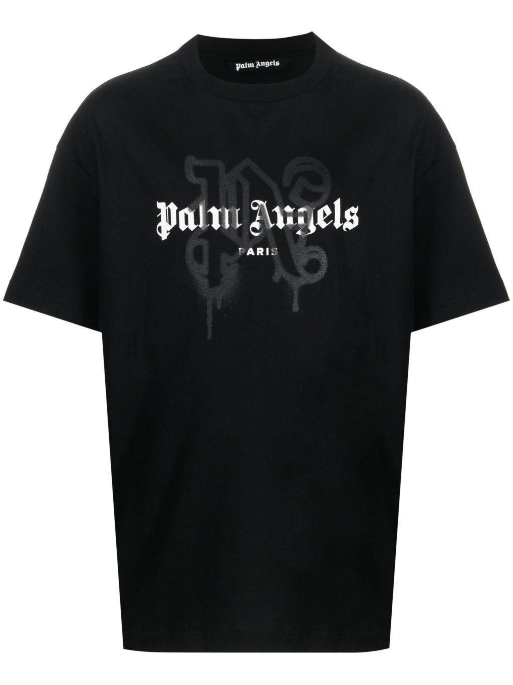 UМъжка тениска Palm Angels Paris monogram print T-shirt