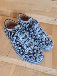 Pantofi casual sport/ adidași Jeffrey Campbell Riggs Skull ,