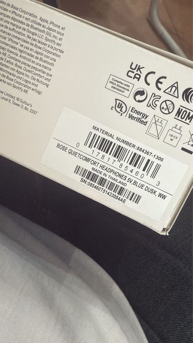 Casti over the ear originale bose quietcomfort blue dusk noi sigilate