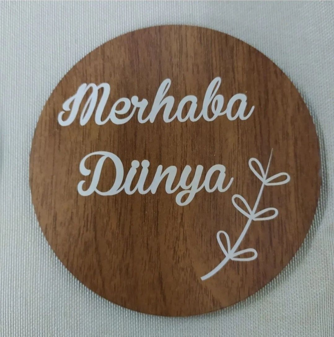 Дървени карти с месеци за бебе