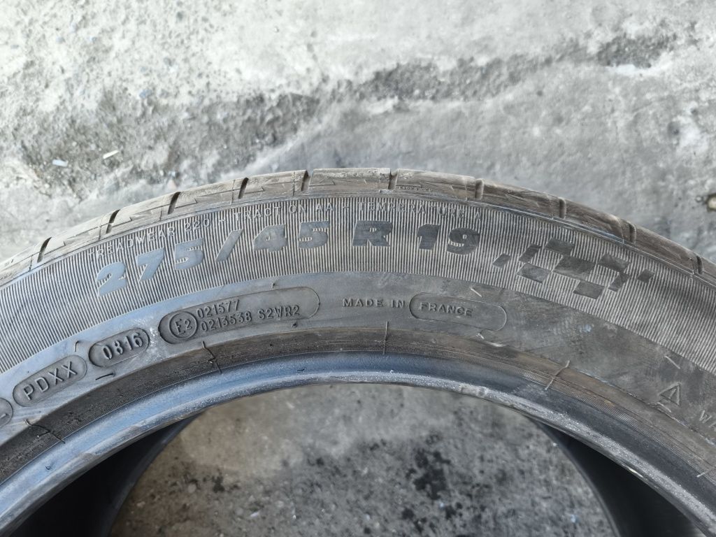 275/45/19" 4бр Michelin latitude sport ,dot0816,8mm