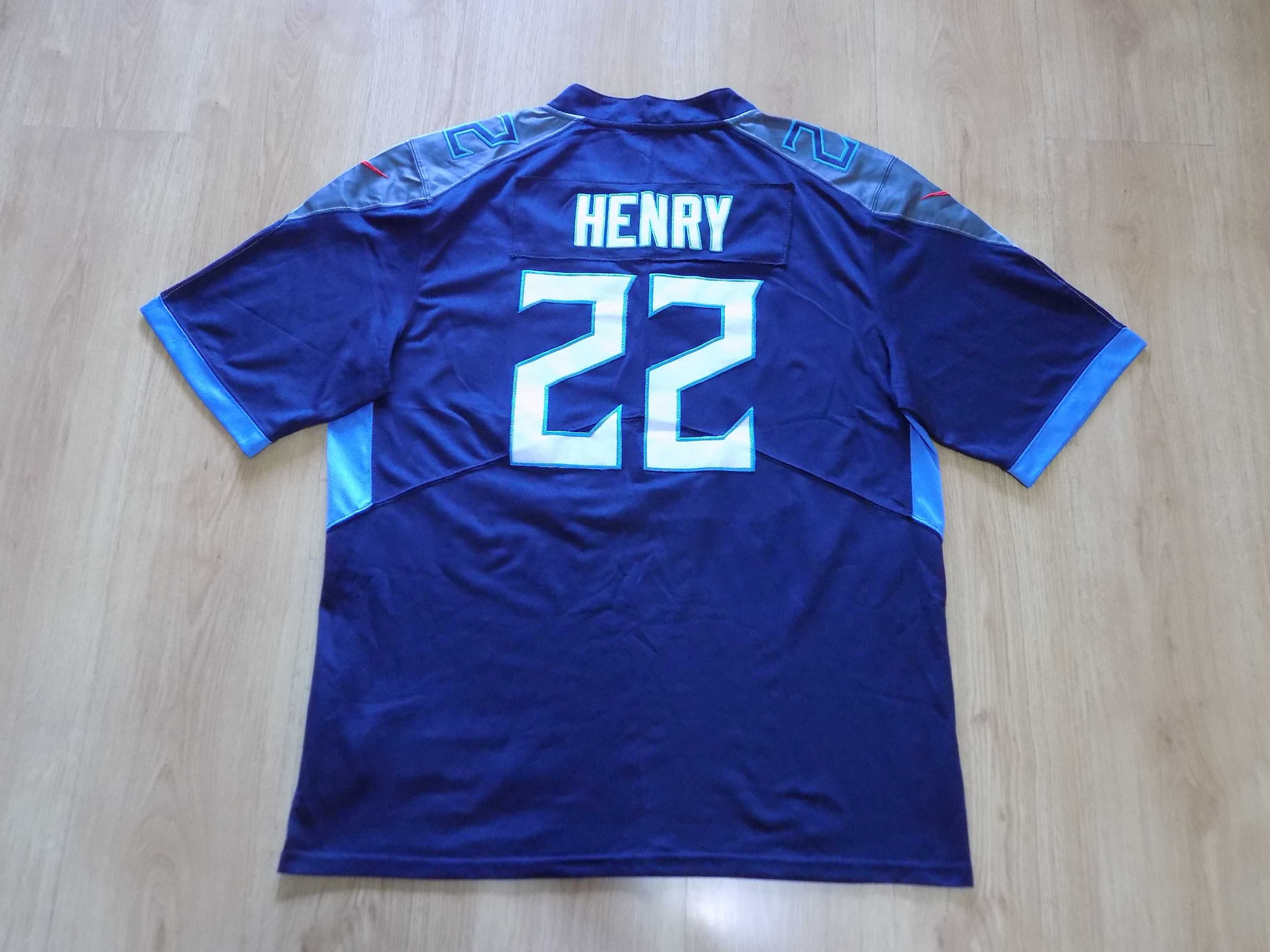 тениска tennessee titans derrick henry # 22 nfl nike оригинал мъжка L
