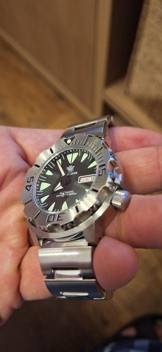 Nou! Seiko Monster homage.Ceas automatic, cu Seiko NH35A.