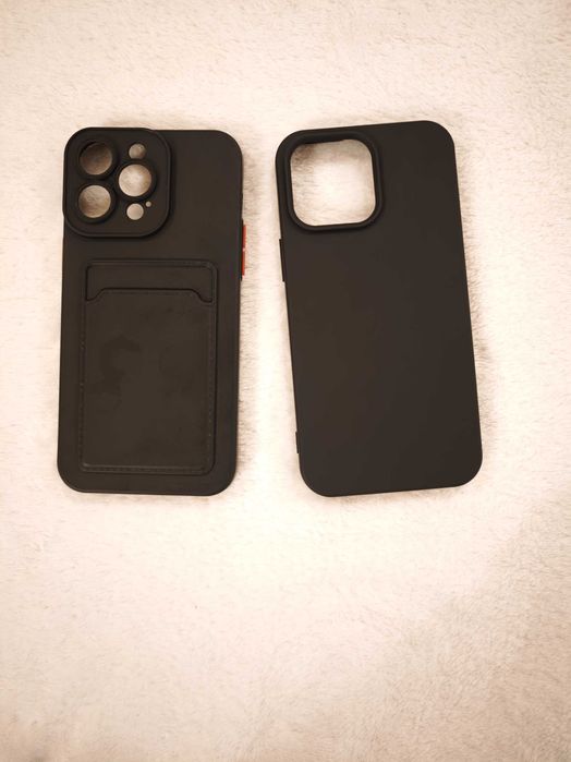 НОВИ два броя силиконови калъфи за iPhone 14 pro max