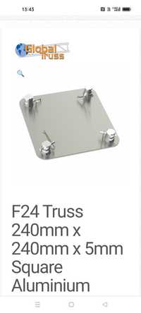 4 bucăți Baseplate global truss f24