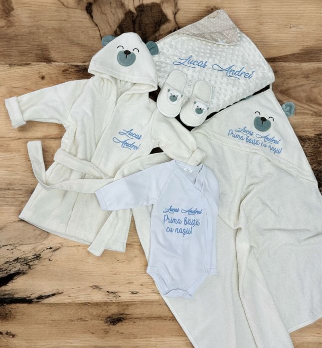 Halate,prosoape si paturici personalizate