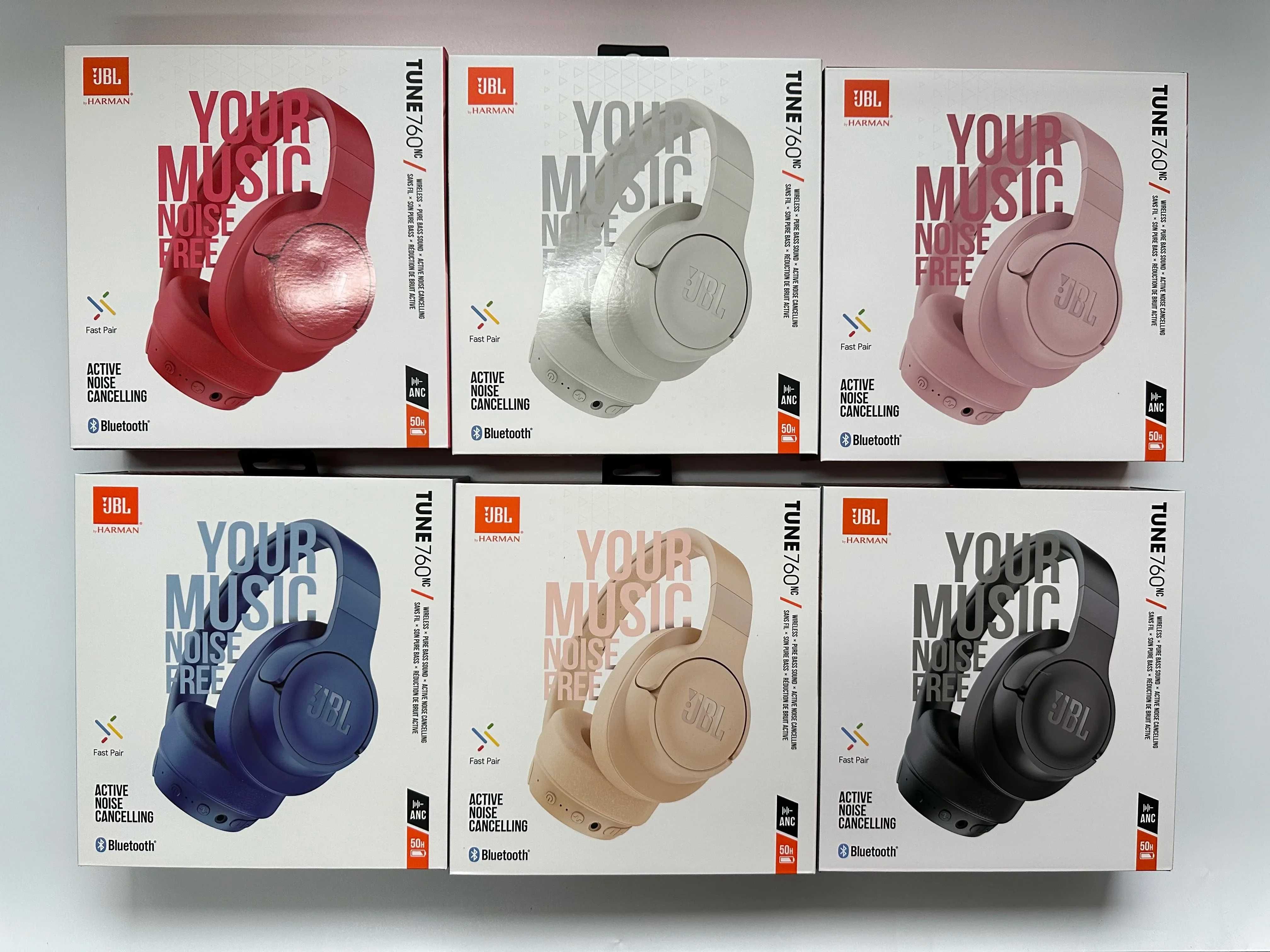 Безжични Bluetooth слушалки JBL T760NC
