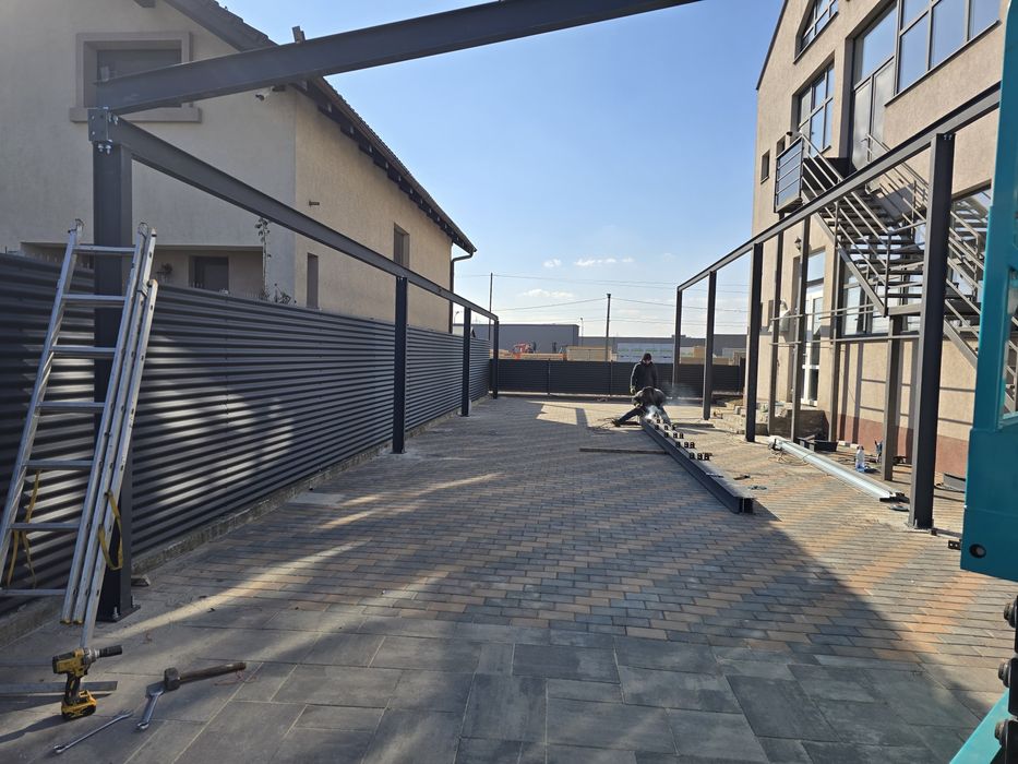 Hala Terasa structura demontabila constructii terase montaj hala