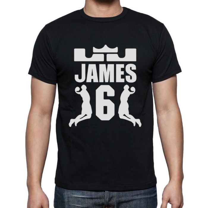 NBA тениски Lakers La, JORDAN LEBRON BRYANT Iverson! Или с ТВОЯ идея!