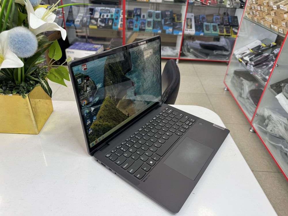 lenovo flex x360 tiniq ekran va ixcham dizaynga ega ishlashi chotkisi