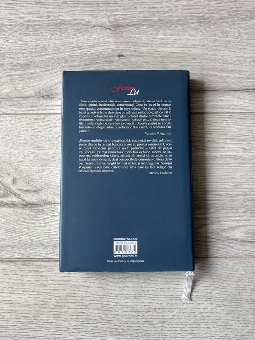 carte “Statuia comandorului” de Varujan Vosganian