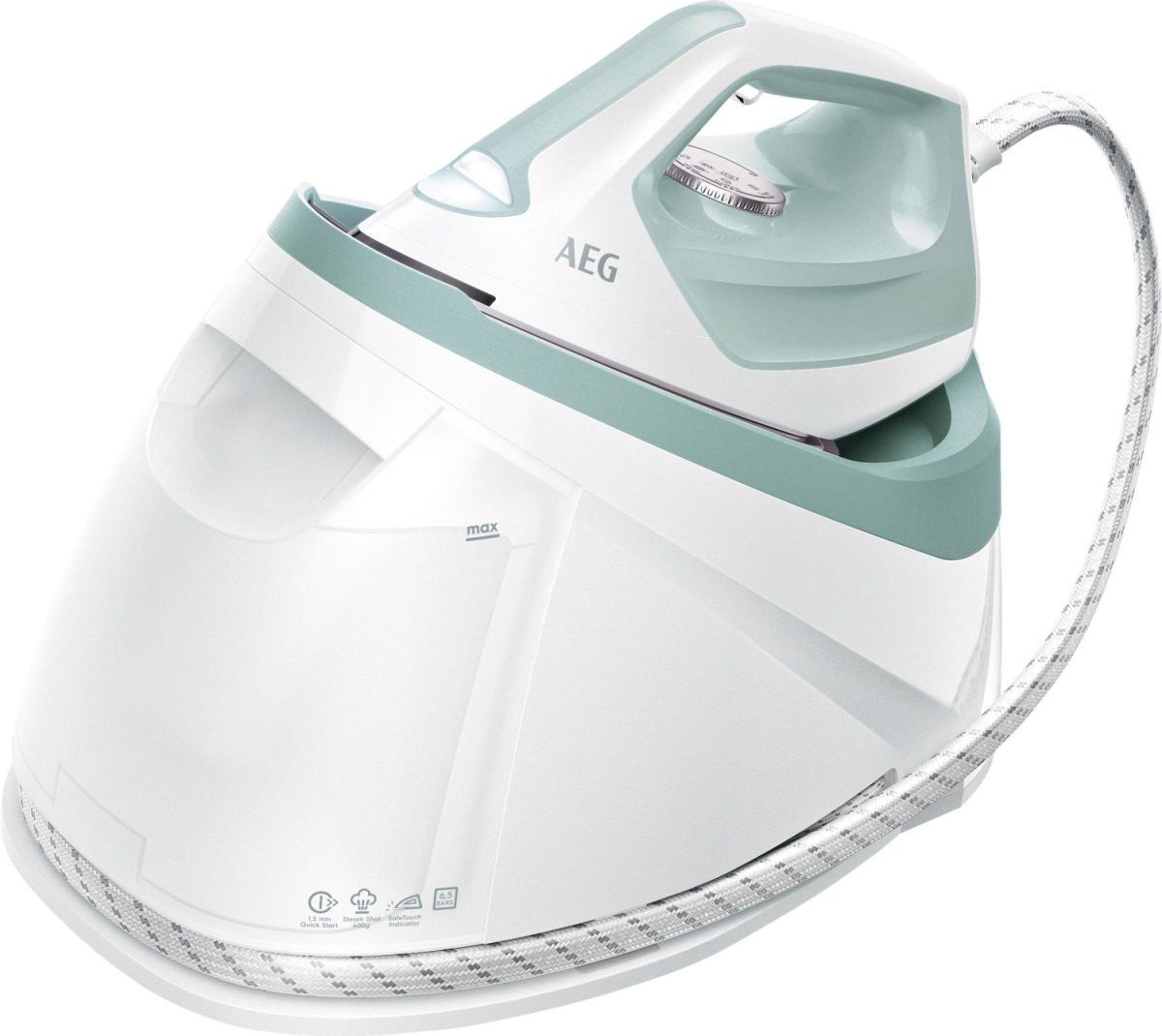 Statie de calcat cu abur AEG ST7-1-4LG Delicate 7000 verde/alb