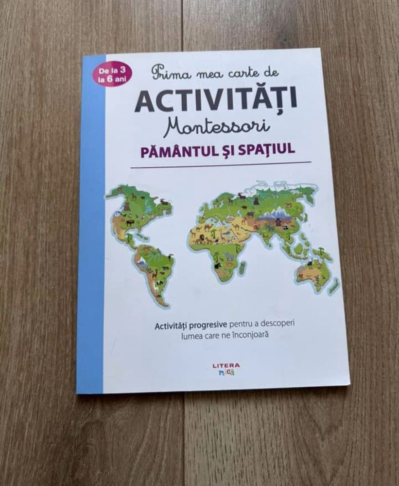 Activitati Montessori - pamantul si spatiul, 3-6 ani