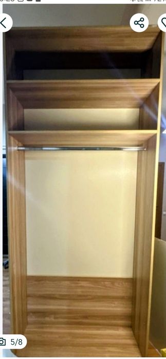 Плательный шкаф открытый