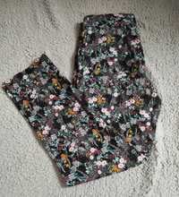Pantaloni Drepti H&M - Model Floral