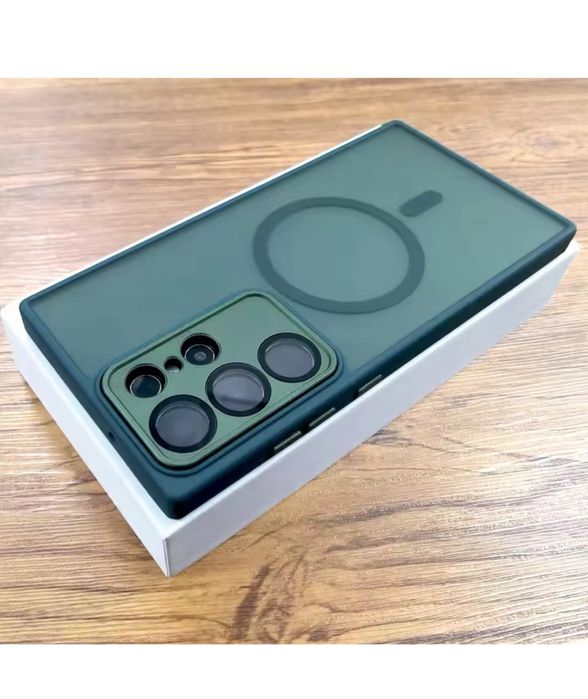 Samsung S23/S24/S25/PLUS/ULTRA - Husa Magsafe Spate Mat Colorata