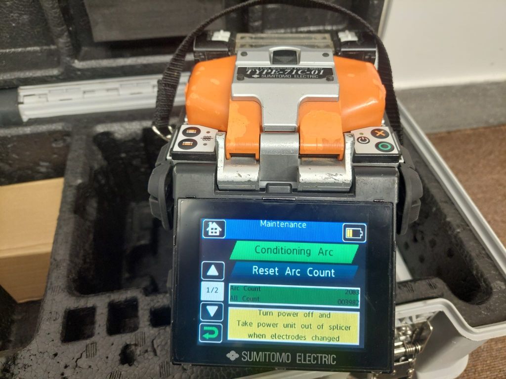 Sumitomo 71c aparat sudura fibra optica