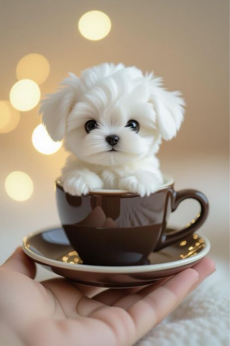 Bichon maltez mini toy ~ vârstă 2 luni