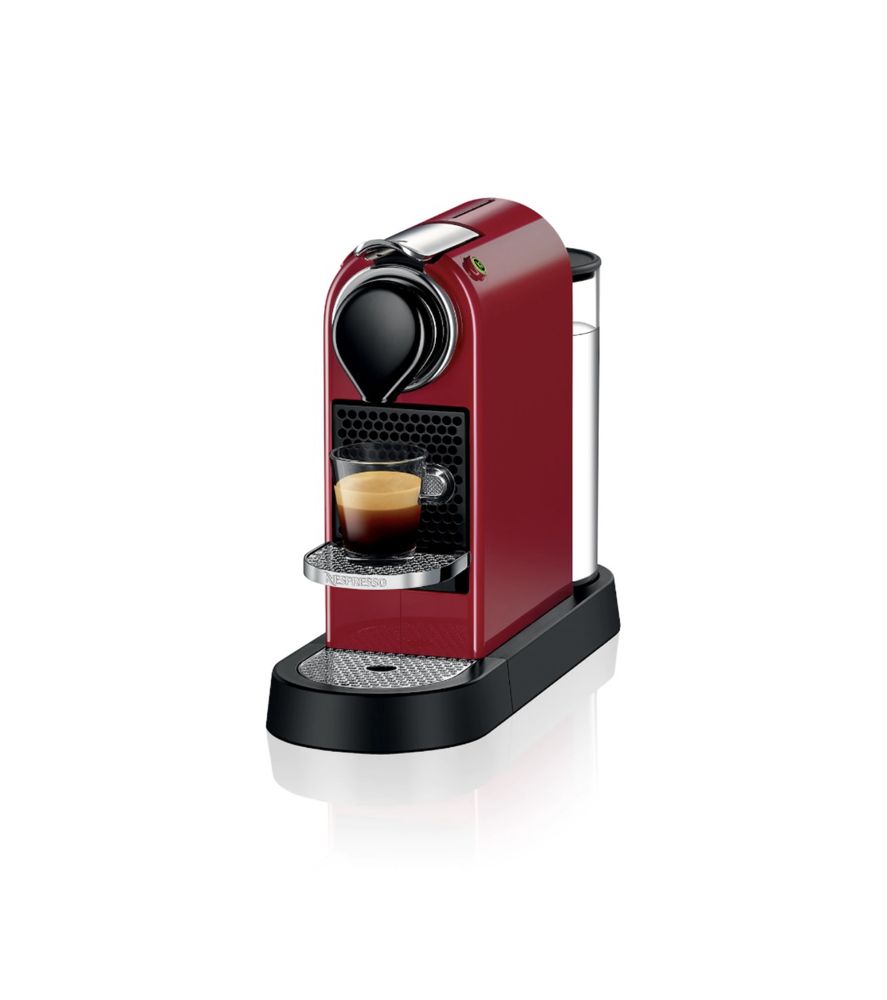 Espressor/ aparat cafea Nespresso CitiZ Rosu Visiniu in garantie