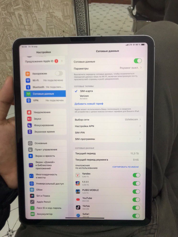 Ipad pro m2 128 Gb 5G Sim karta