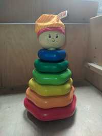 Turn de stivuit marca I'm Toy jucarie Montessori din lemn