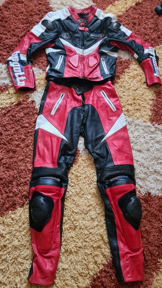 Costum piele moto