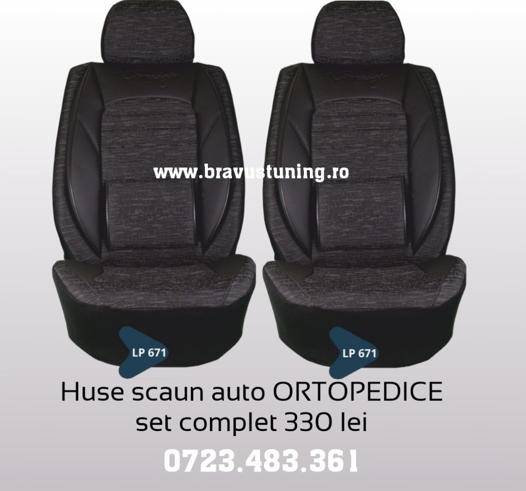 Huse scaun auto ORTOPEDICE Audi, Skoda, Passat, Jetta, Opel, Logan etc