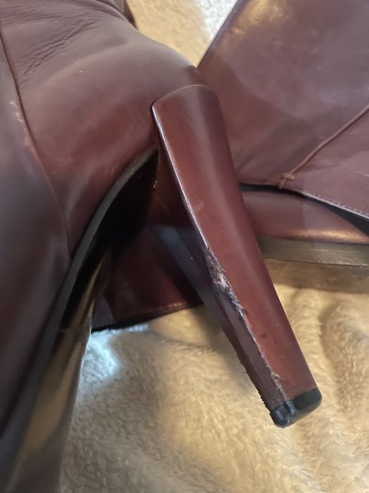 Gucci оригинални дамски кожени ботуши