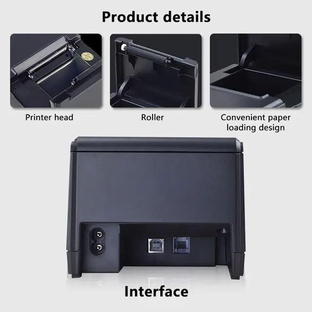 Pos printer 58 mm usb Bluetooth