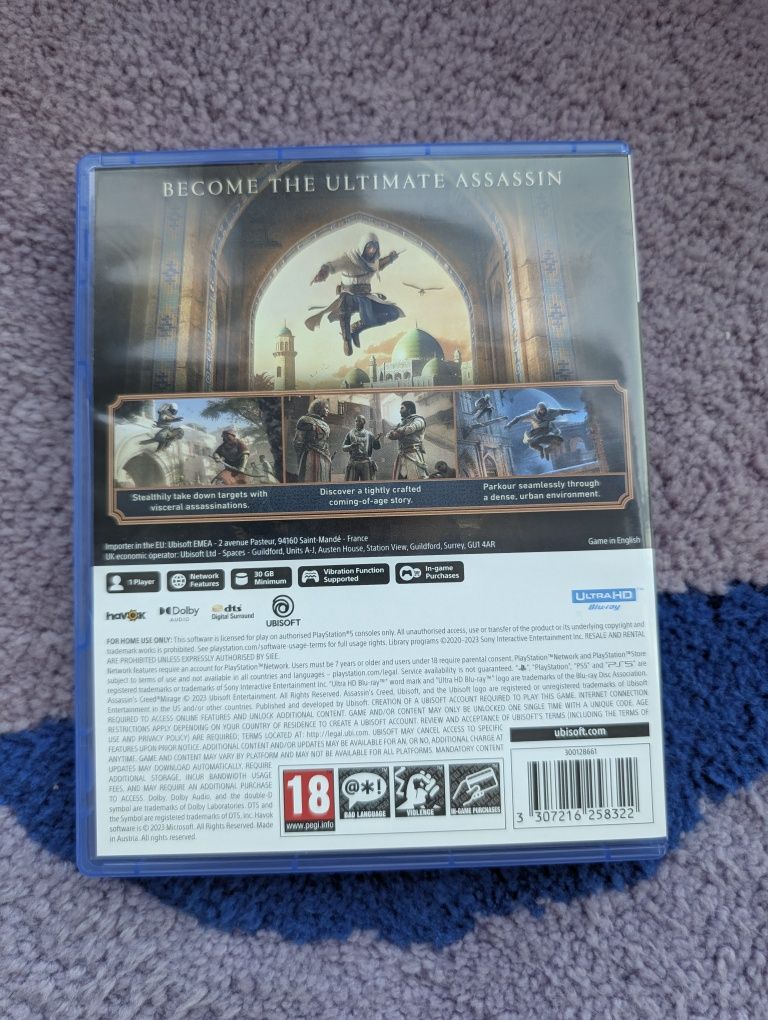 Assassin’s creed Mirage като нова! PS5