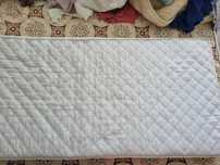 Saltea 140×70 bambus-spuma-bambus, 10 cm grosime