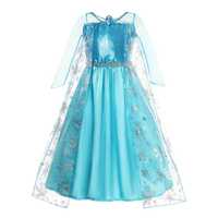 Rochie fetite printese Disney Frozen Elsa, marimi 100, 110, 120, 130,