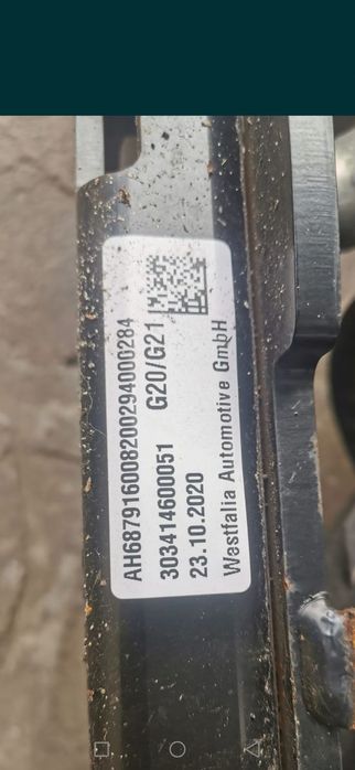 Bara fata spate grila proiector stop cârlig electric tobă BMW G20 G21