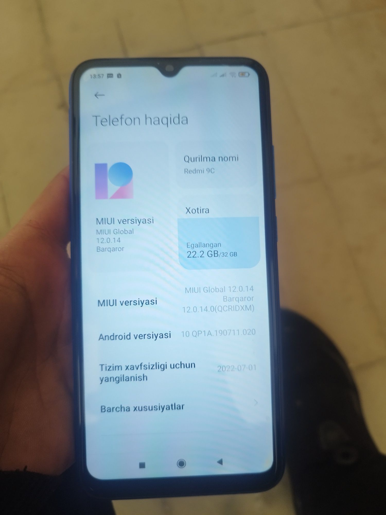 Telefon REDMI 9 C
