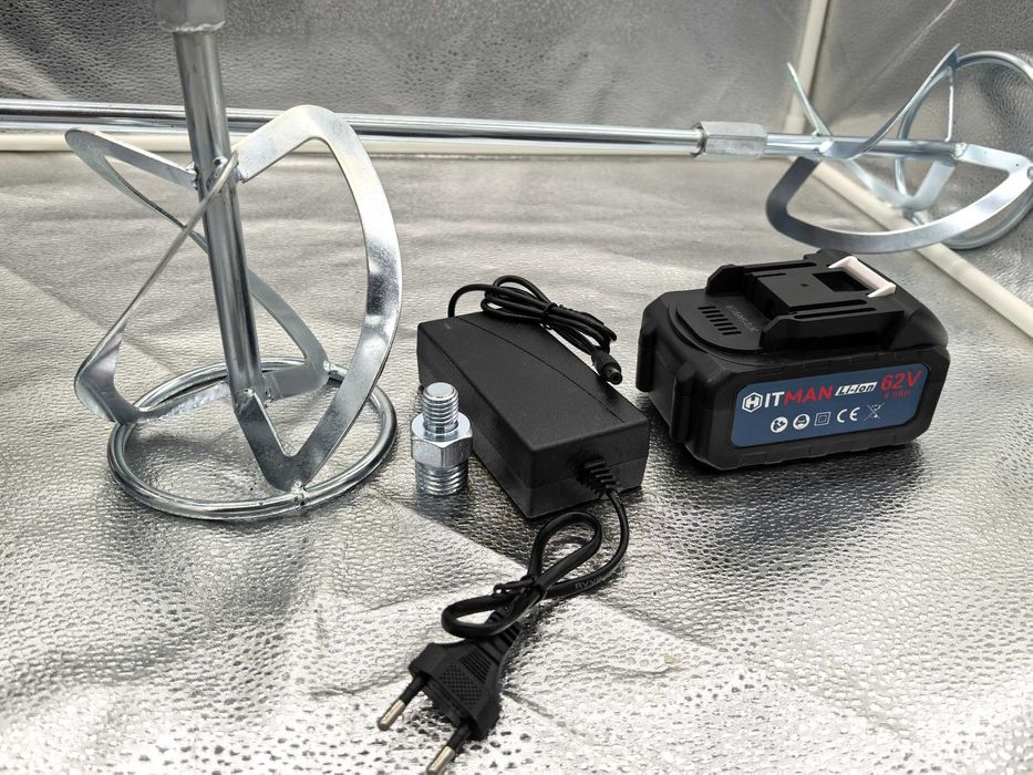 Mixer vopsele & mortar 2x62V – Mobilitate totala