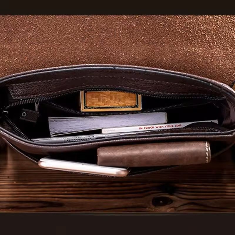 Мъжка чанта през рамо + подарък портфейл
