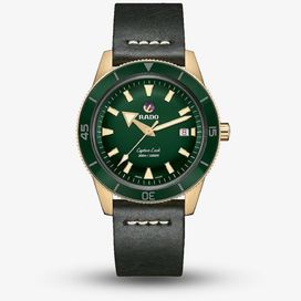 Часовник Rado Captain Cook Green Dial Automatic Bronze