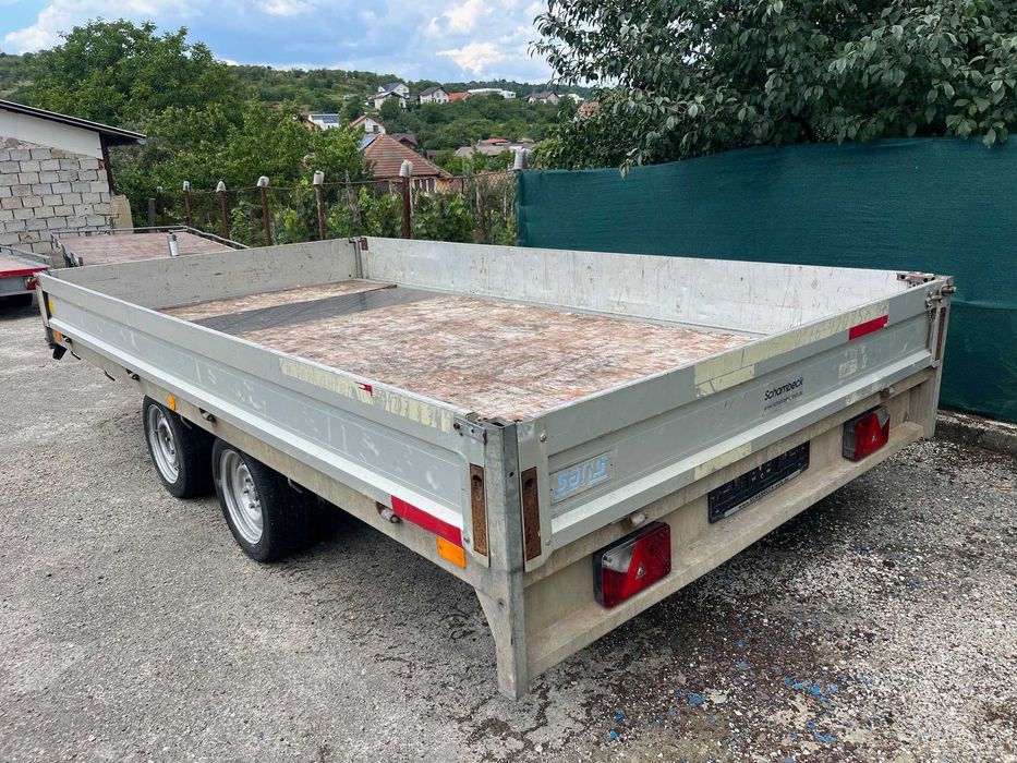 remorca platforma trailer SARIS 4*2m an 2012