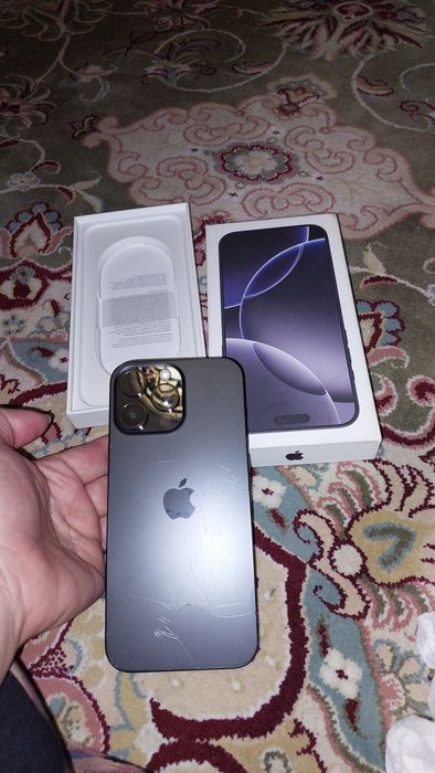 IPhone  16  promax  telifon ishlatilgan orkasida defective bor ozod tr